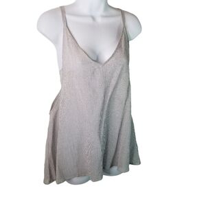 Vernacular Joy Top striped halter tie tank new cami camisole